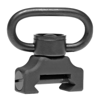 Troy Ind SMOUPBS00BT00 QD360 Mount With Swivel Quick Detach/Push Button Black Steel