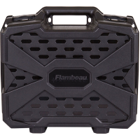 Flambeau 1511DDP Tactical Pistol Case Double Deep 15.25 L x 11.5 W x 4.8 D Polymer Black