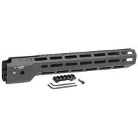 Midwest Industries MICRPC9X Combat  Ruger PC9 M-Lok Handguard Black Hardcoat Anodized 6061-T6 Aluminum 14