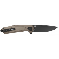 REAL AVID BORN READY TAN ASSISTED FOLDING KNIFE