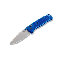 Benchmade 535 Bugout Blue Grivory Handle Folding Knife