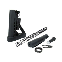 AR15 Mil Spec Buffer Tube Kit W/6 Position Stock w/Buttpad