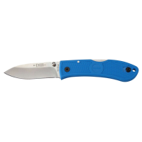 Ka-Bar 4062BL Dozier Hunter 3 Drop Point Plain AUS 8A Steel Zytel Blue Handle Folding