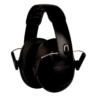 Peltor YTHPEL4DC Sport Hearing Protector 22 dB Over the Head Youth Black Ear Cups w/Black Band