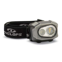 Cyclops CYC-HL4X eFlex 400 400 Lumens White,Red,Green,Blue Cree LED Black Headlamp Rechargeable