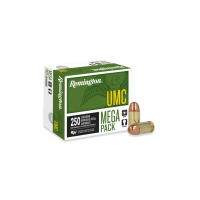 Remington Ammunition 23721 UMC .380 ACP 95 Gr Full Metal Jacket (FMJ) 250rd Mega Pack