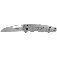 SOG KNIFE ESCAPE FL BEAD BLSTD 3.5 STRAIGHT BLADE SS HANDLE