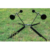 Viking Solutions VKS-VST001 Dual Spinner Target Black Steel