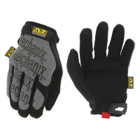 Mechanics Gloves, Color Gray, Palm Material Synthetic Leather, Stitching Material Nylon, 1 Pair.