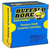 Buffalo Bore Ammunition 45-255/20 Outdoorsman  45 ACP +P 255 gr Hard Cast Flat Nose (HCFN) 20 Bx/ 12 Cs