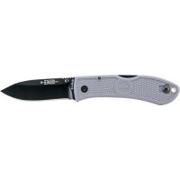 Ka-Bar 4062GY Dozier Hunter 3 Drop Point Plain AUS 8A Steel Zytel Gray Handle Folding