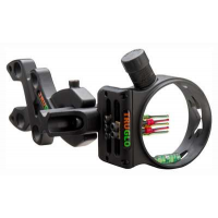 TRUGLO BOW SIGHT STORM 5-PIN .019 DIA W/LIGHT BLACK