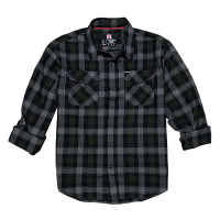 HDESIGN 32213 L/S FLANNEL LG OLIVE