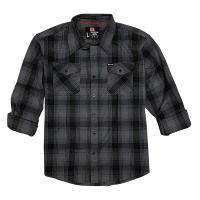 HDESIGN 32225 L/S FLANNEL 2X GREY