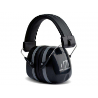 Walkers GWPEXFM5 Premium Shooting Muff Polymer 32 dB Over the Head Black Ear Cups w/Black Band