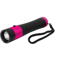 Guard Dog SGGDI200HVPK Ivy  Stun Gun Black Body w/Pink Accents Aluminum with 200 Lumen Flashlight