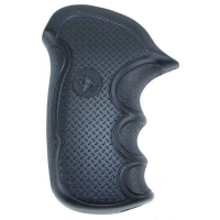 Pachmayr 02474 Diamond Pro Pstl Grip Tau Public Defender Blk Rubber