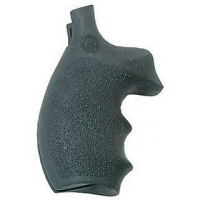 S&W K or L Frame Round Butt Rubber Bantam Style Grip Black