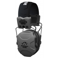 Walkers GWPXSEMBT XCEL 500BT Bluetooth Polymer 26 dB Over the Head Gray Ear Cups w/Black Band