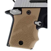 SIG Sauer P938 Ambi Safety Rubber Grip with Finger Grooves Flat Dark Earth