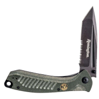 REMINGTON EDC TANTO STYLE SERRATED BLADE LINDER LOCK FOLDER 5.0