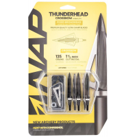 Walkers NAP-60-695 Thunderhead Crossbow 125 grain Broadhead 5 Pack