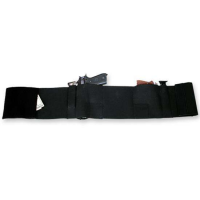 Bulldog WBWDM Deluxe Belly Wrap  Medium Black Elastic w/Velcro Closure Ambidextrous Hand 32-38