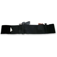 Bulldog WBWDL Deluxe Belly Wrap  Large Black Elastic w/Velcro Closure Ambidextrous Hand 38-42