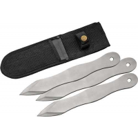 SZCO RITE EDGE 10 THROWING KNIFE 3PC SET W/SHEATH