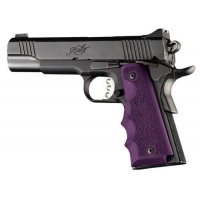 Govt. Model Rubber Grip with Finger Grooves Purple