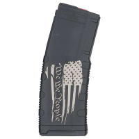 BLACK RAIN LASER ETCHED MAGAZINES 30RD WE THE PEOPLE TATTERED FLAG