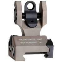 Troy Ind SSIGFBSROFT Battle Sight Rear Folding AR-15/M4/M16 FDE