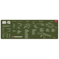 TekMat TEKR36AR15GY Original Cleaning Mat  AR-15 Parts Diagram 12 x 36 Gray