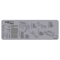 TekMat TEKR36AR15GY Original Cleaning Mat  AR-15 3D Cutaway 12 x 36 Gray