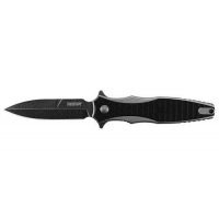 Kershaw 1559 Decimus  3.25 Spear Point Plain Black Oxide 8Cr13MoV SS Black Nylon/Stonewashed Stainless Steel Handle Folding