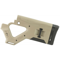 Hera 1213 CQR Buttstock Tan Synthetic for AR-15 with Mil-Spec Tubes