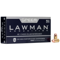 Speer Ammo 53608 Lawman  380 ACP 95 gr Total Metal Jacket (TMJ) 50 Bx/ 20 Cs