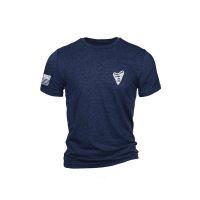 NLA Shark Flag Navy T-Shirt/ 2XLarge