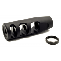 JP Enterprises 1/2-28 TPI .223 3 Port Competition Series Compensator Matte Black