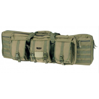 RUKX GEAR ATICT36DGG Tactical Double Gun Case Green 600D Polyester 36