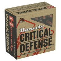 Hornady 90063 Critical Defense  32 ACP 60 gr Flex Tip eXpanding 25 Bx/ 10 Cs