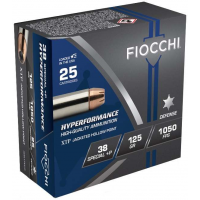 FIOCCHI AMO 38 SPECIAL+P 110GR XTPHP 25-RD ( 20 BOXES PER CASE )