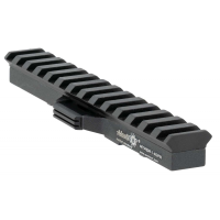 Aimshot MTMQR140PR M-LOK QD  140mm Adapter Picatinny Rail Black Hardcoat Anodized