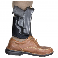 DeSantis Gunhide Die Hard Ankle Rig Right-Handed Black Leather Holster for Sig P365