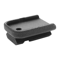 Mantis Tech LLC MT-2002 Mag Rail Adapter  9mm Luger, 40 S&W for Double Stack Glock G17, 19, 19X, 22-28, 31-39, 44, 45 Polymer Black