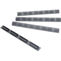 ERGO GRIP RAIL COVER WEDGE LOK M-LOK GREY 4PK