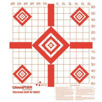 Champion Targets 47387 Redfield Sight-In 5-Diamond Hanging Paper Target 16 x 16 100 Per Pack