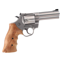 Night Hawk Customs Korth Mongoose 4 6 Round .357 Revolver Silver DLC Finish