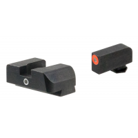 AmeriGlo GL5201 i-Dot Night Sight Fits Glock 17/19/19x/26 Gen5 Tritium Green w/Orange Outline Front Tritium Green Rear Black