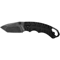 Kershaw 8750TBLKBW #1 1/2 Shuffle 2.60 American Tanto Plain Black Oxide 8Cr14MoV SS FRN Black Handle Folding